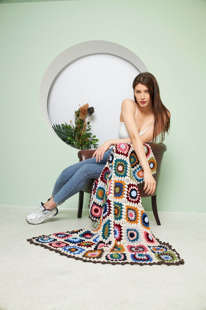 Handmade Knit Blanket Unique Boho & Crochet Designs