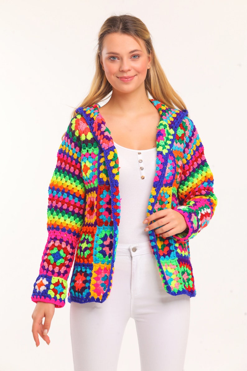 Handmade Cardigan Knit Sweater For Women