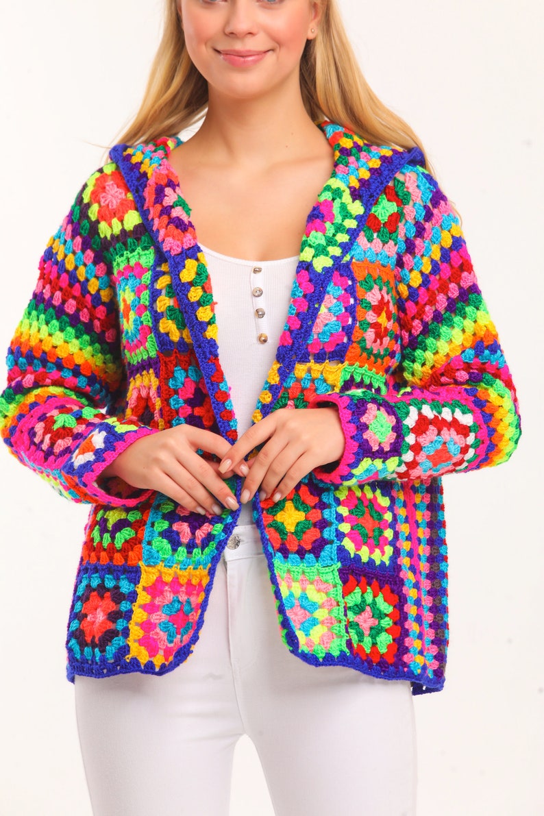 Handmade Cardigan Knit Sweater For Women