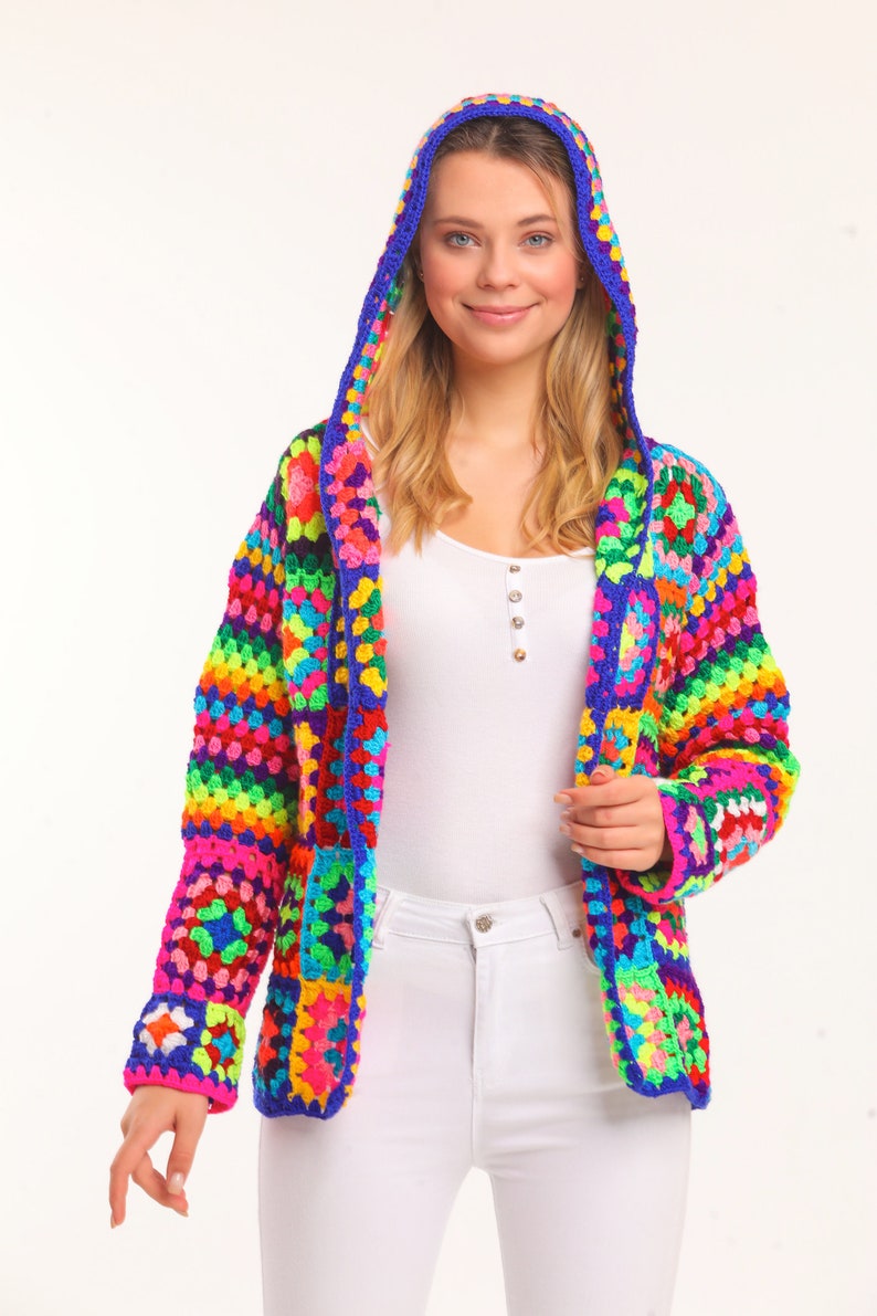 Handmade Cardigan Knit Sweater For Women