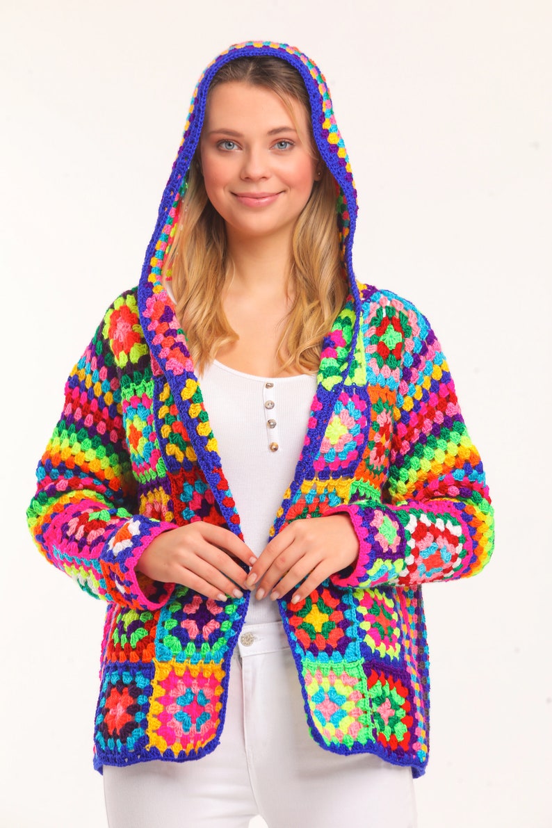 Handmade Cardigan Knit Sweater For Women