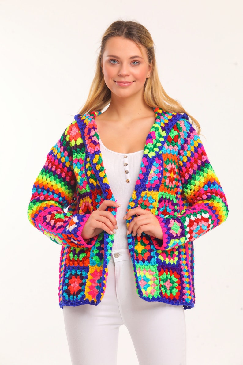 Handmade Cardigan Knit Sweater For Women