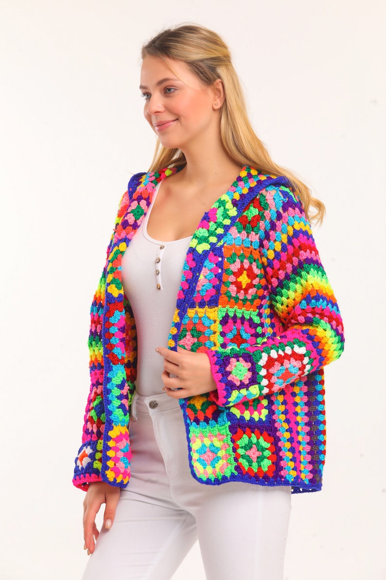 Handmade Cardigan Knit Sweater For Women