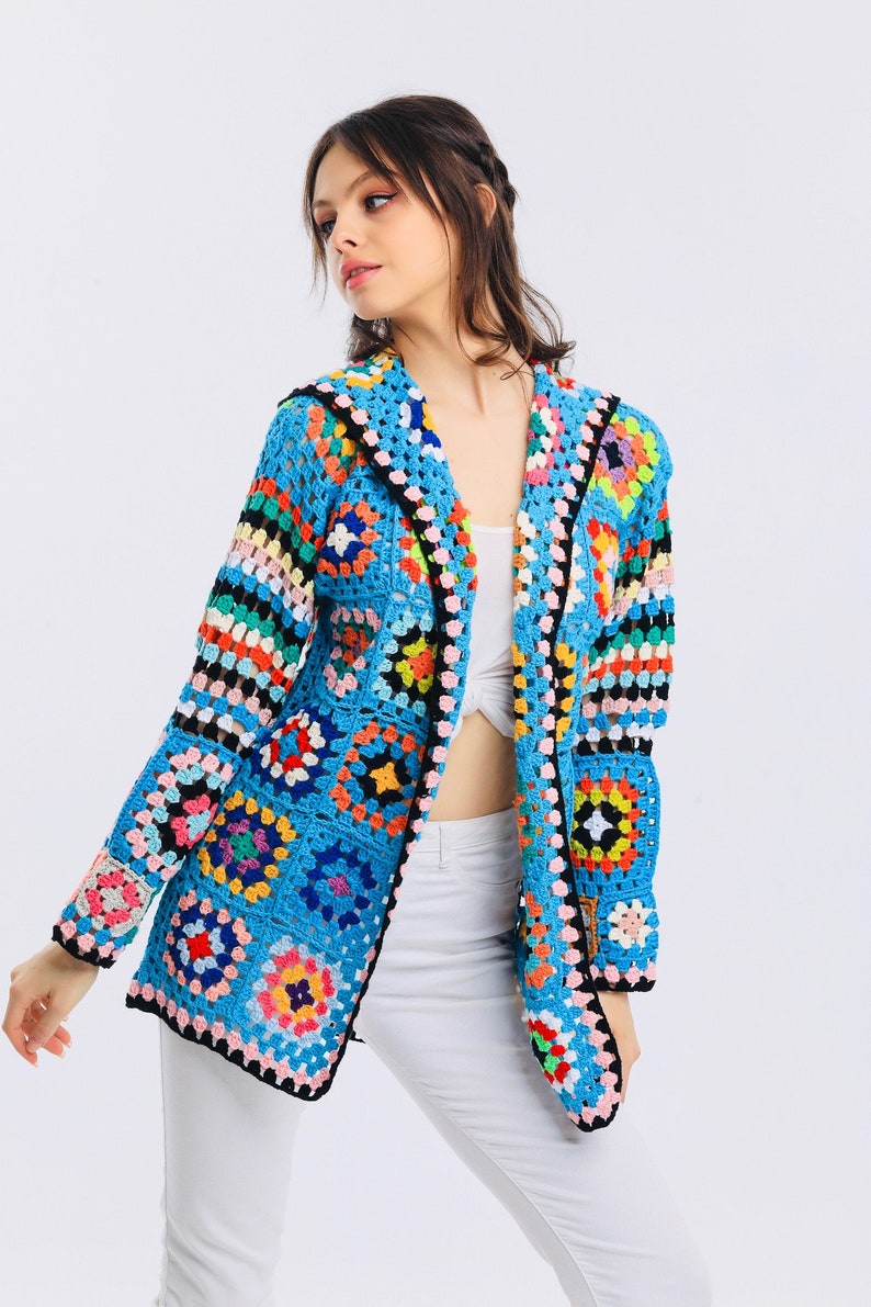 Women's Crochet Sweater for Winter Wear