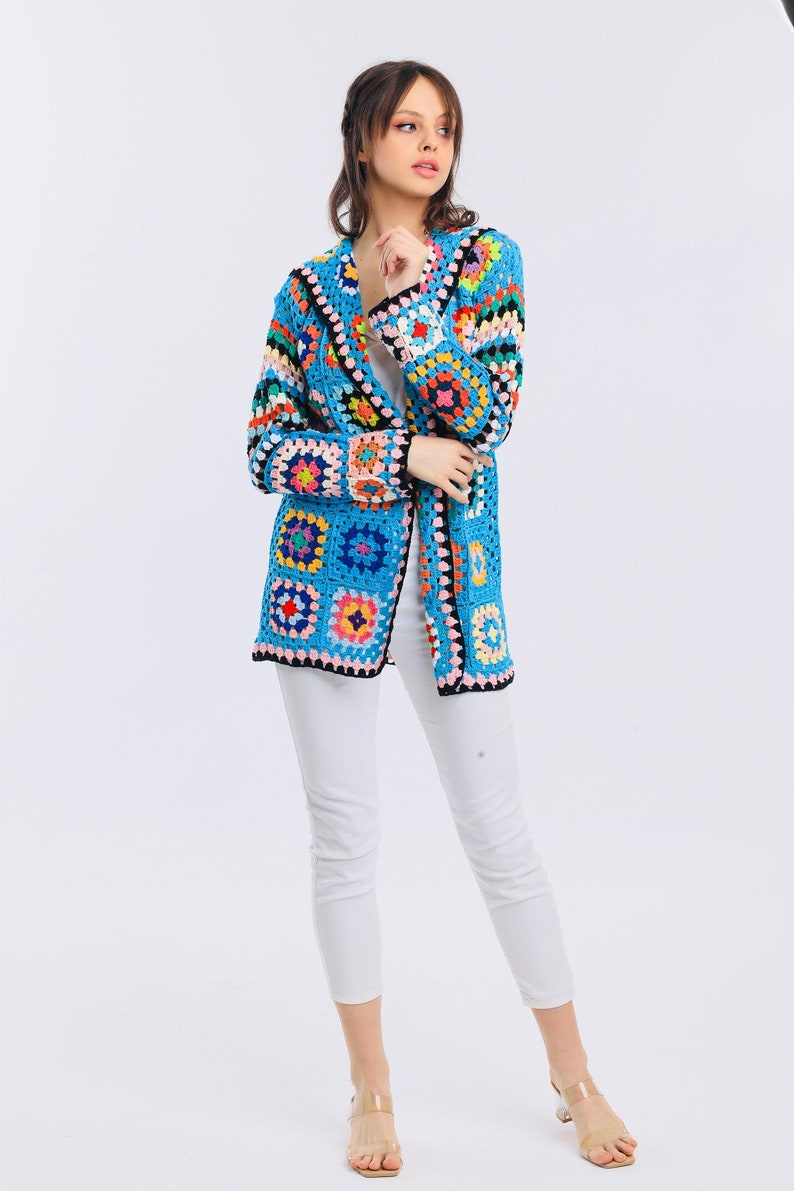 Women's Crochet Sweater for Winter Wear