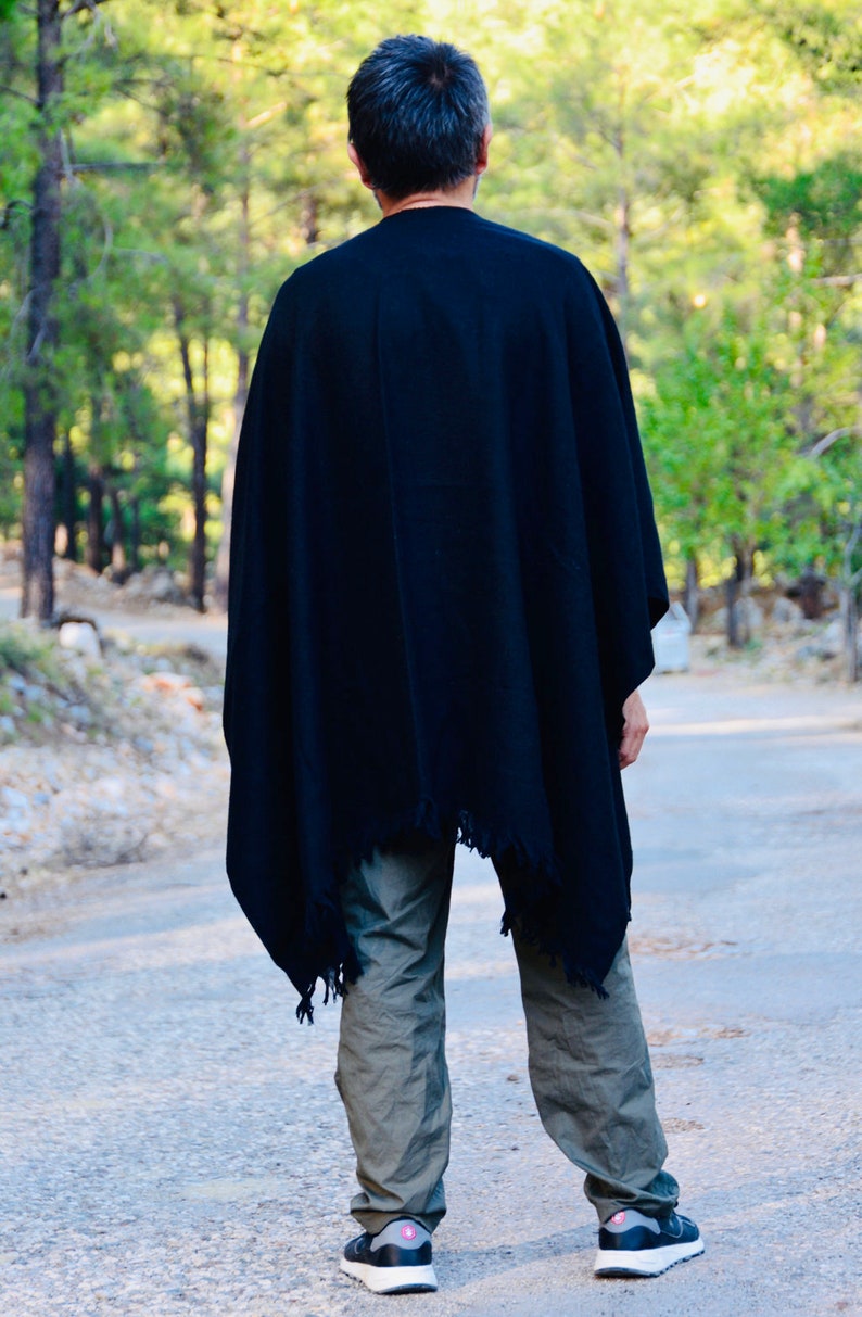 Men's clothing Winter poncho for men