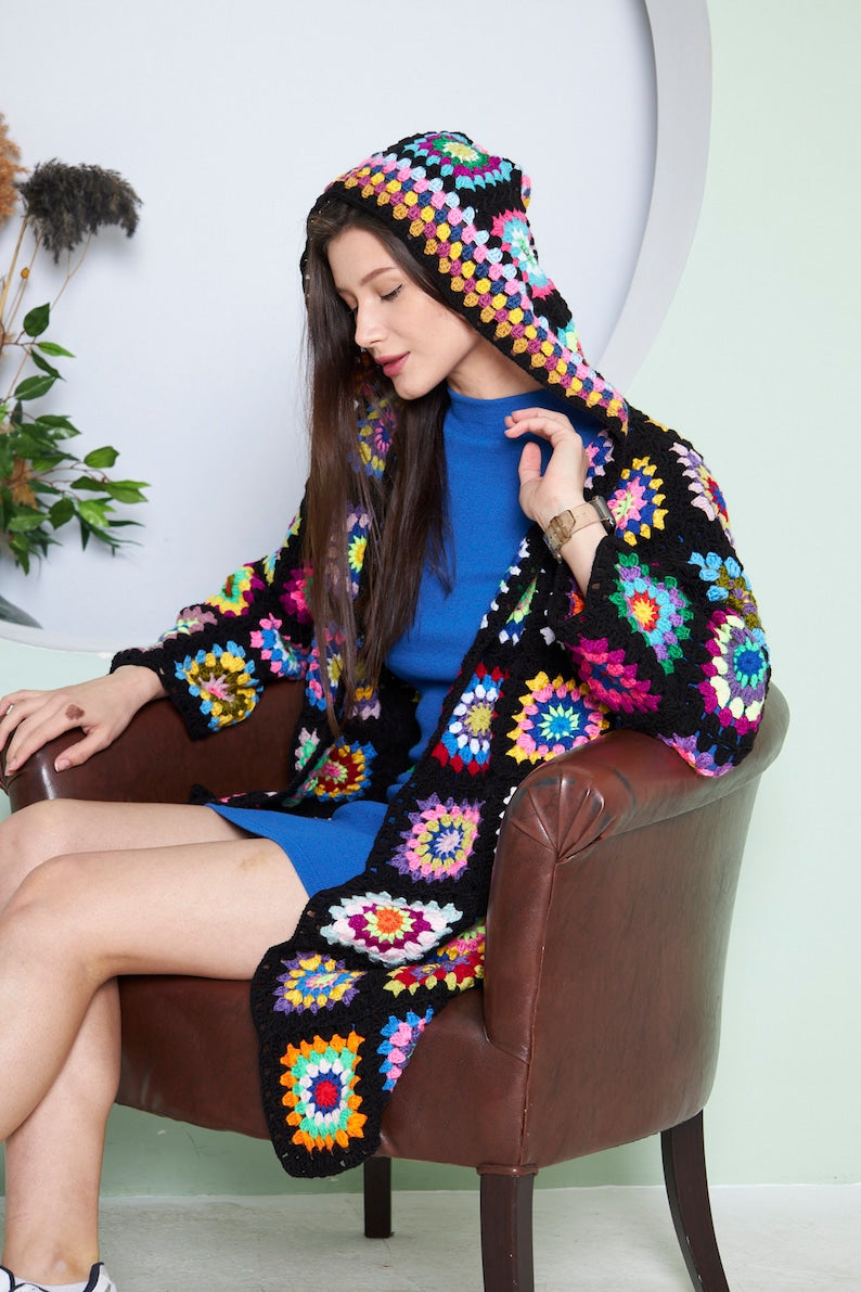 Boho Crochet Cardigan