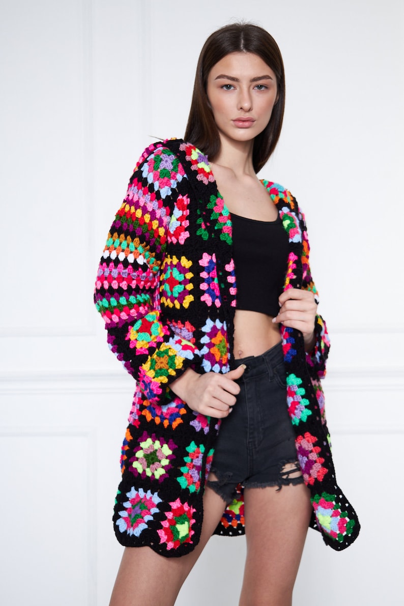 Retro Knit Cardigan Sweater