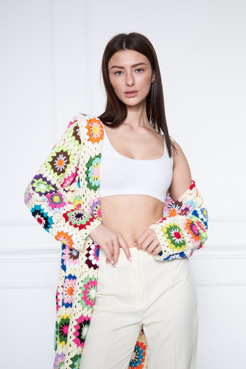 Crochet Long Sleeve Jacket