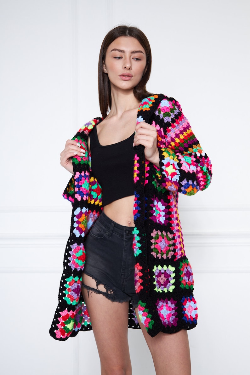 Retro Knit Cardigan Sweater