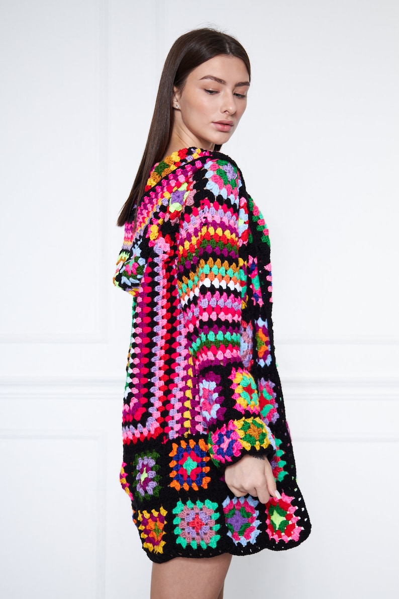 Retro Knit Cardigan Sweater