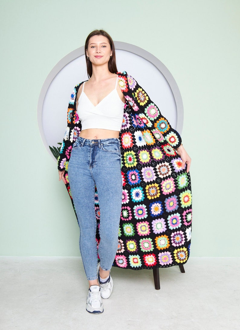 Crochet Long Sleeve Jacket