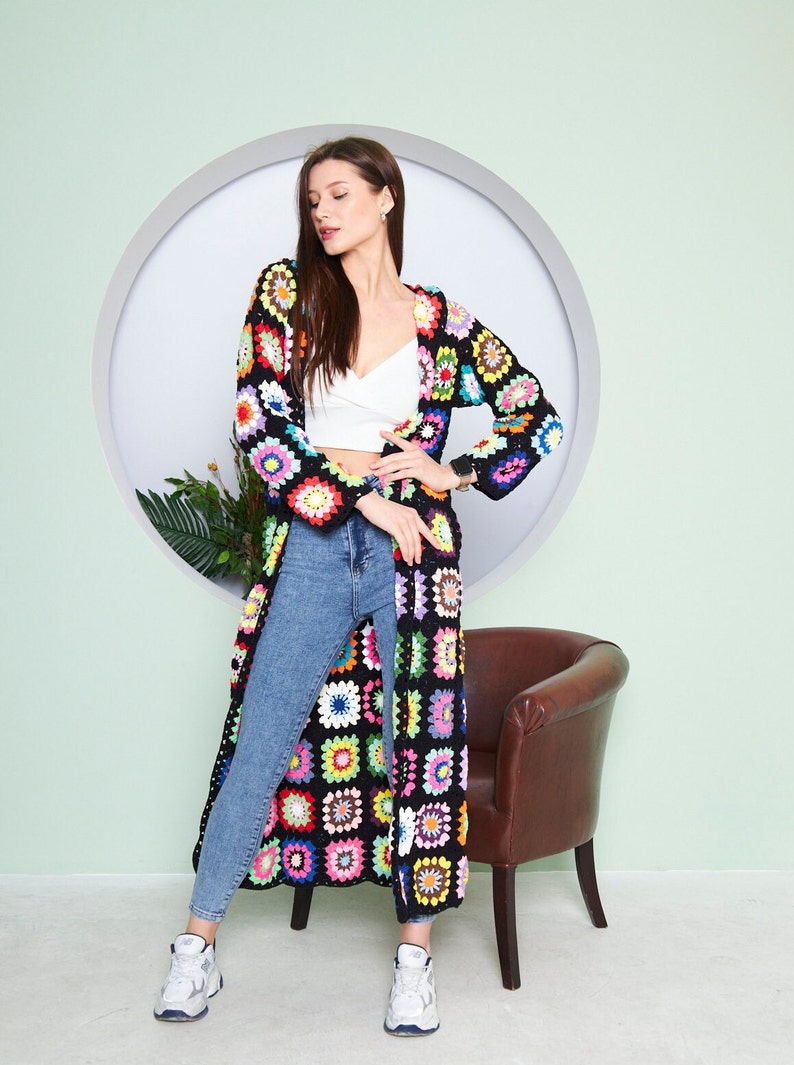 Crochet Long Sleeve Jacket