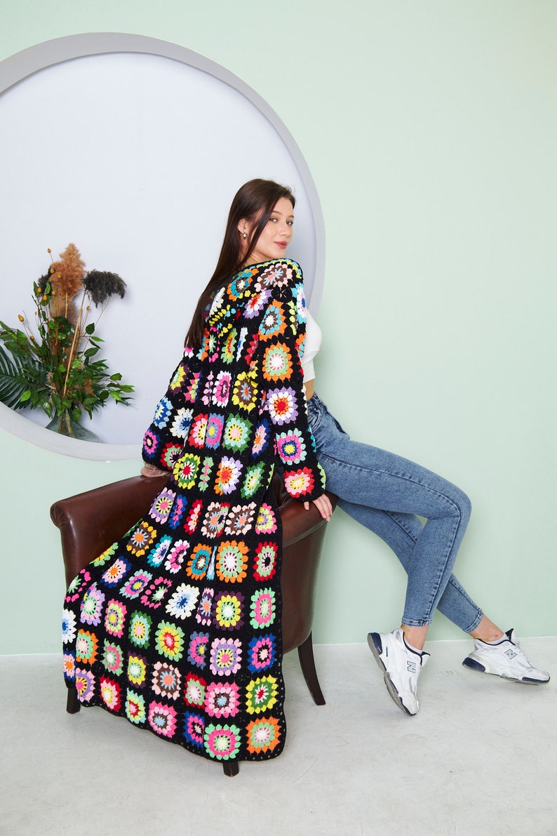 Crochet Long Sleeve Jacket