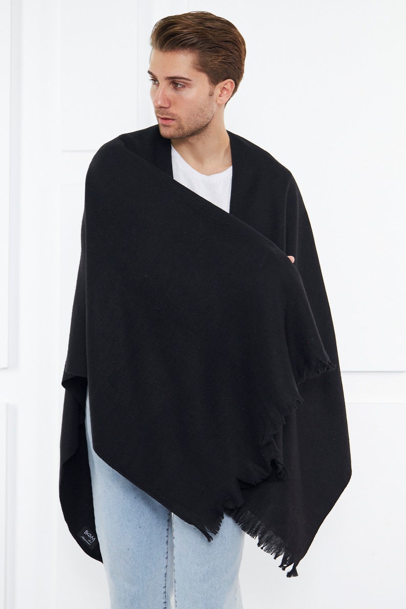 Men's clothing Winter poncho for men