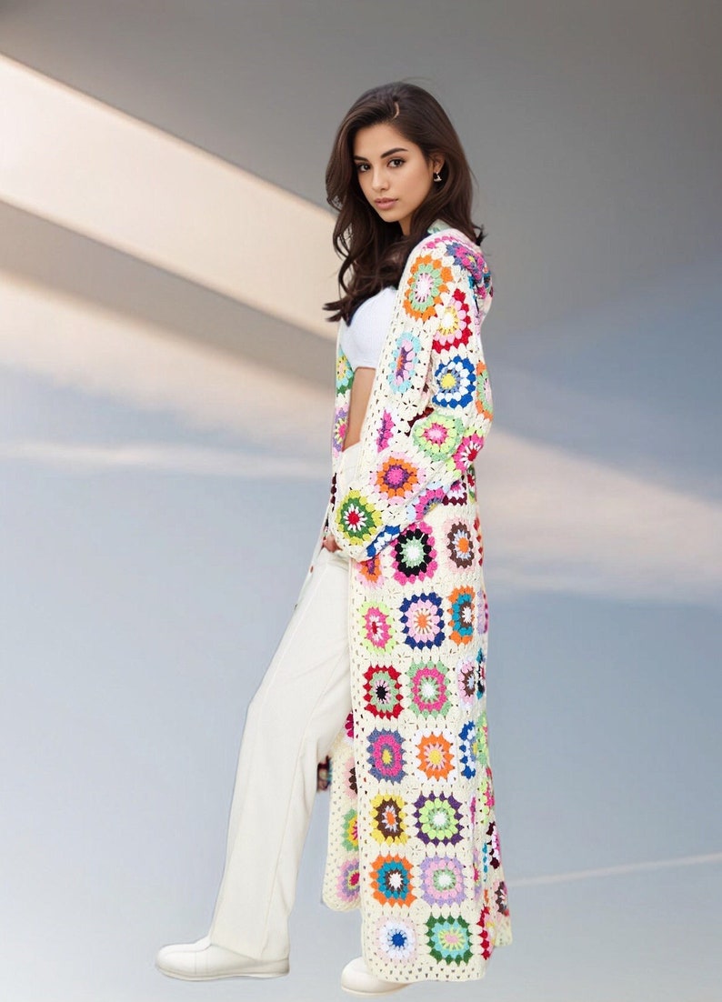 Crochet Long Sleeve Jacket