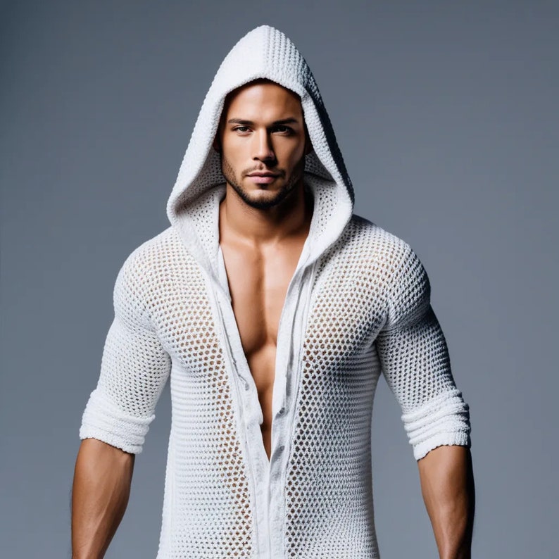 Men's See Through Rave Hoodie