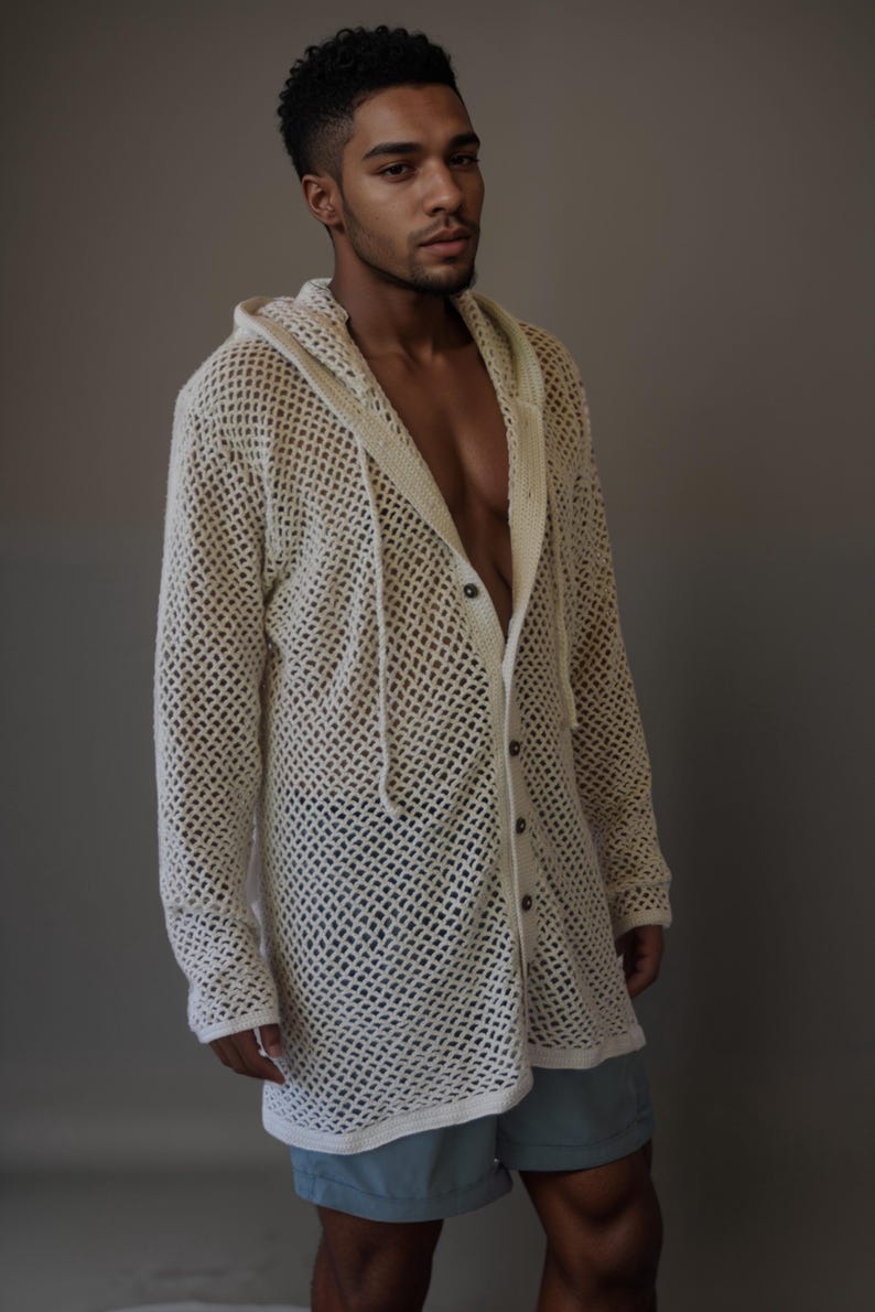 Men's See Through Rave Hoodie