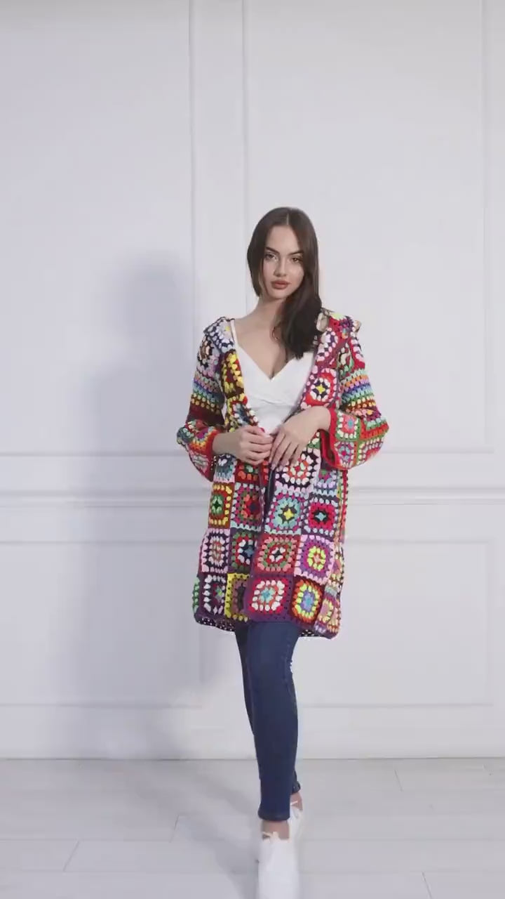 Christmas Oversize Women's leisure Loose Cardigan Sweater