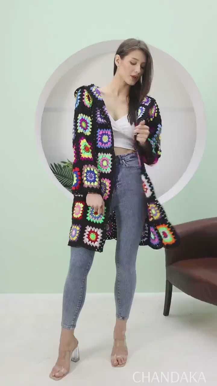Boho Crochet Cardigan